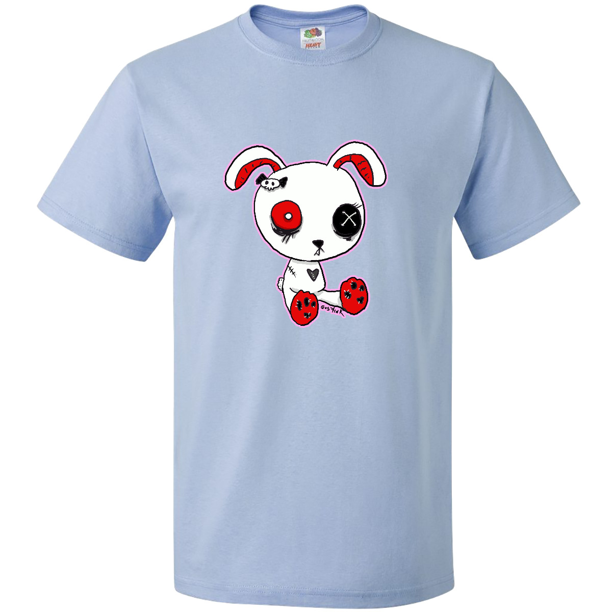 Inktastic Goth Bunny T-Shirt Babykleidung Metal Evil Kawaii Kleidung Herren Erwachsene - Bild 4 von 10