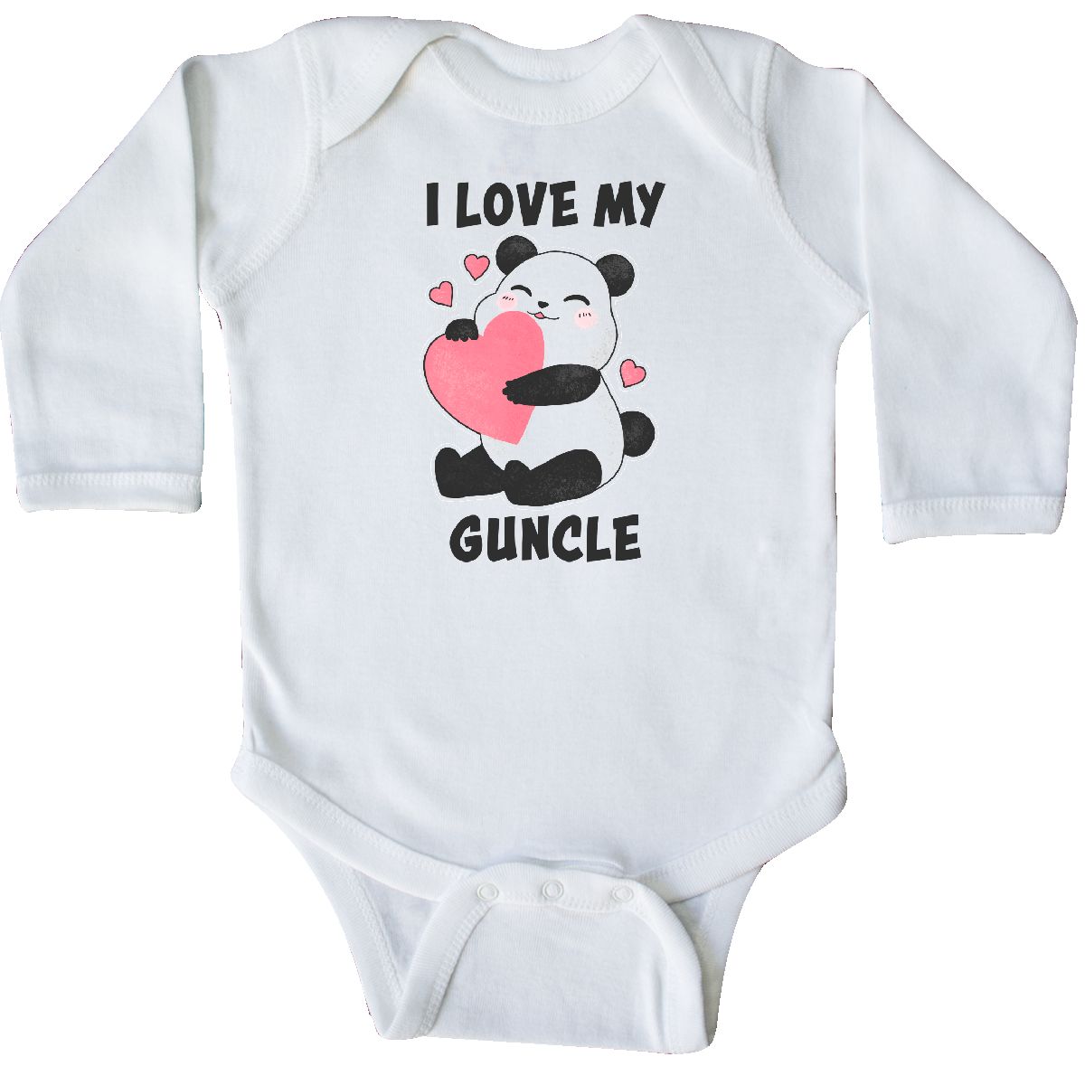 inktastic Grandpa Loves Me Cute Goat Long Sleeve Creeper
