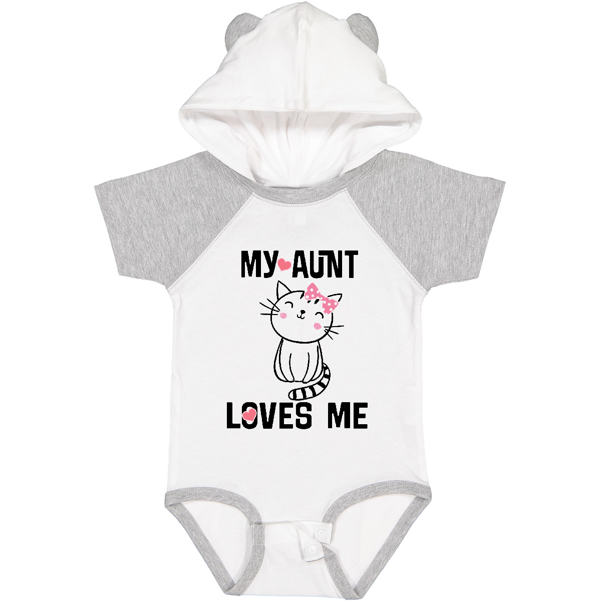 Inktastic My Aunt Loves Me Kitty Infant Creeper From Girls Childs Cute Apparel I - Picture 5 of 5