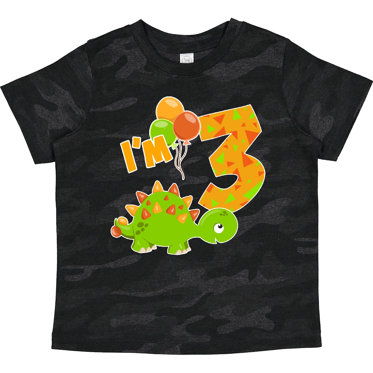 T-Shirt Inktastic Happy Dinosaurier 3. Geburtstag - grün Kleinkind Geburtstage 3. 3 36 - Bild 10 von 11