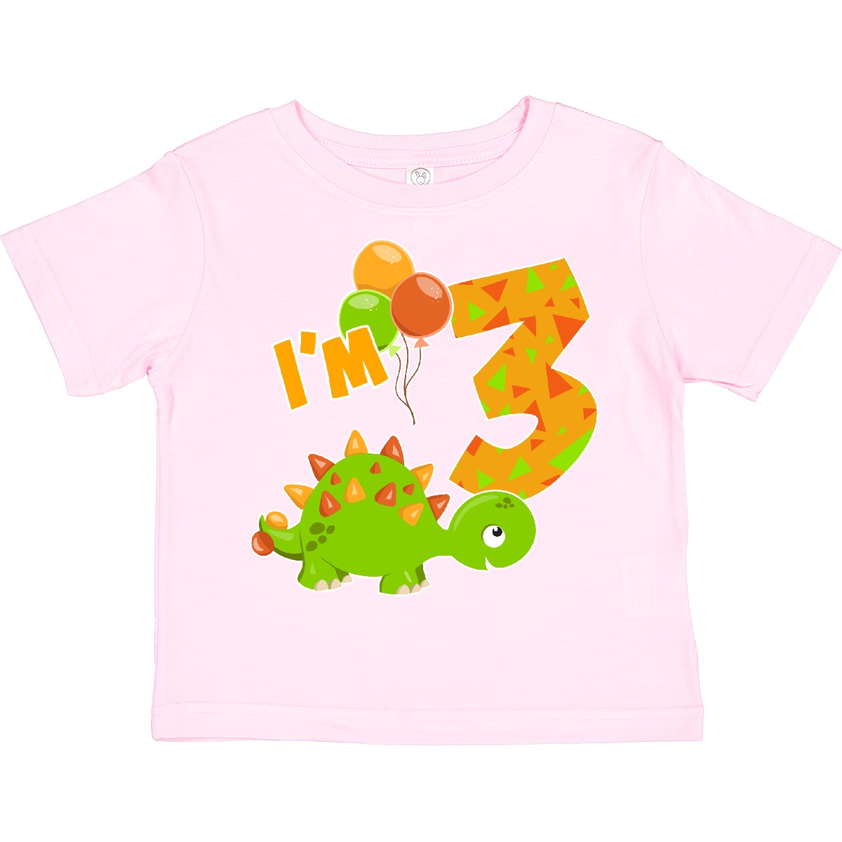 T-Shirt Inktastic Happy Dinosaurier 3. Geburtstag - grün Kleinkind Geburtstage 3. 3 36 - Bild 8 von 11