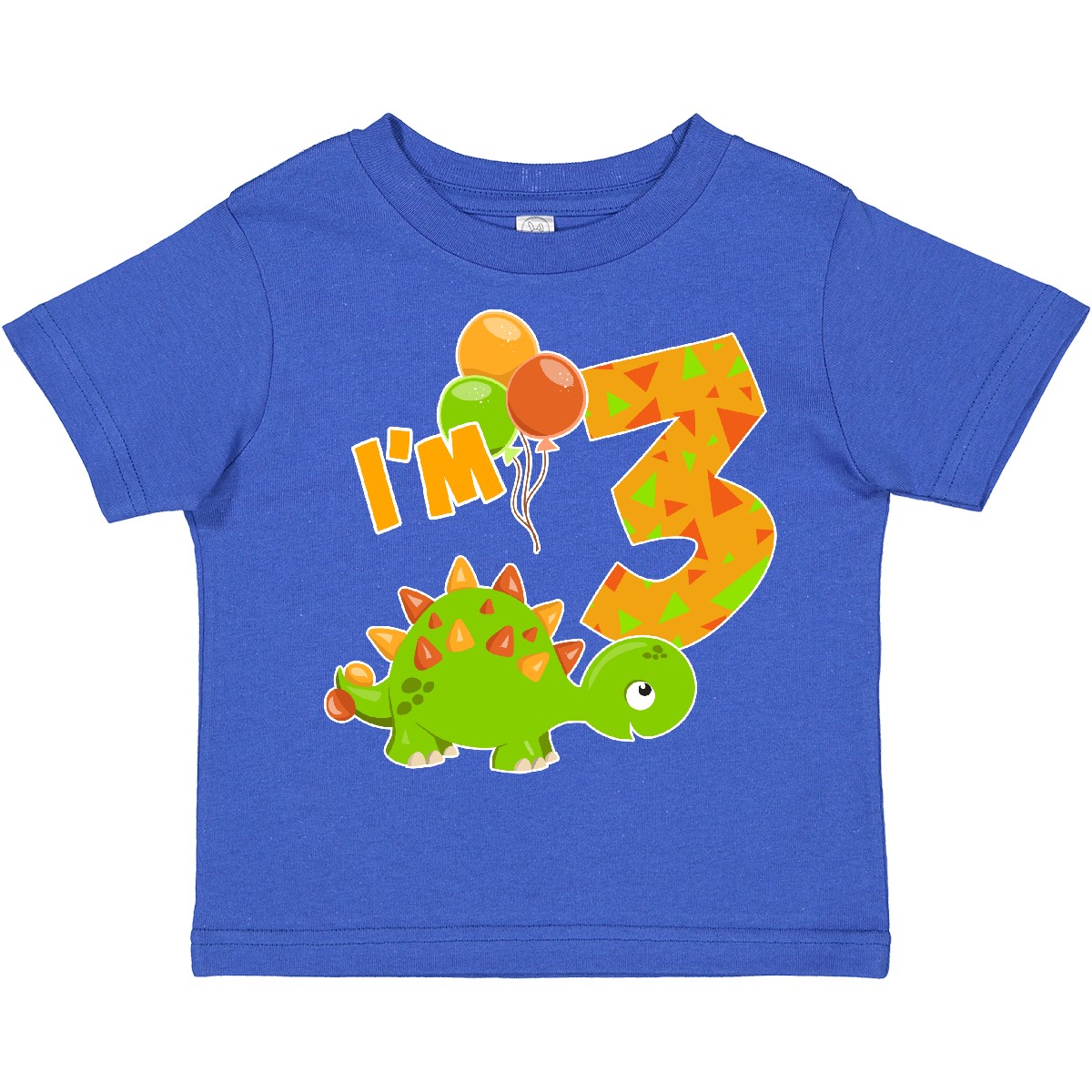 T-Shirt Inktastic Happy Dinosaurier 3. Geburtstag - grün Kleinkind Geburtstage 3. 3 36 - Bild 9 von 11