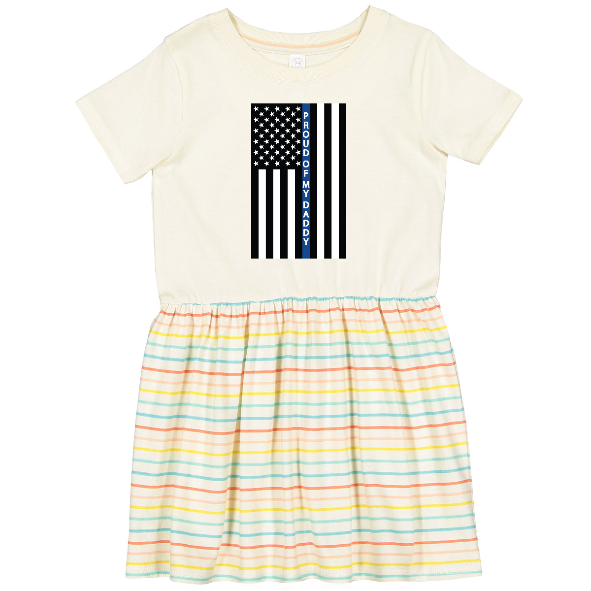 Inktastic Police Officer Daddy Law Enforcement Toddler Dress Sheriff Child Kids - Picture 4 of 8