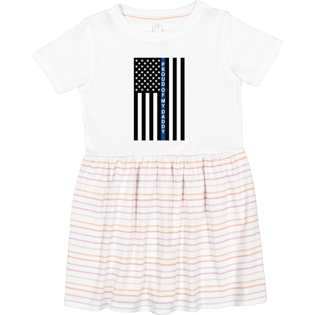 Inktastic Police Officer Daddy Law Enforcement Toddler Dress Sheriff Child Kids - Picture 8 of 8