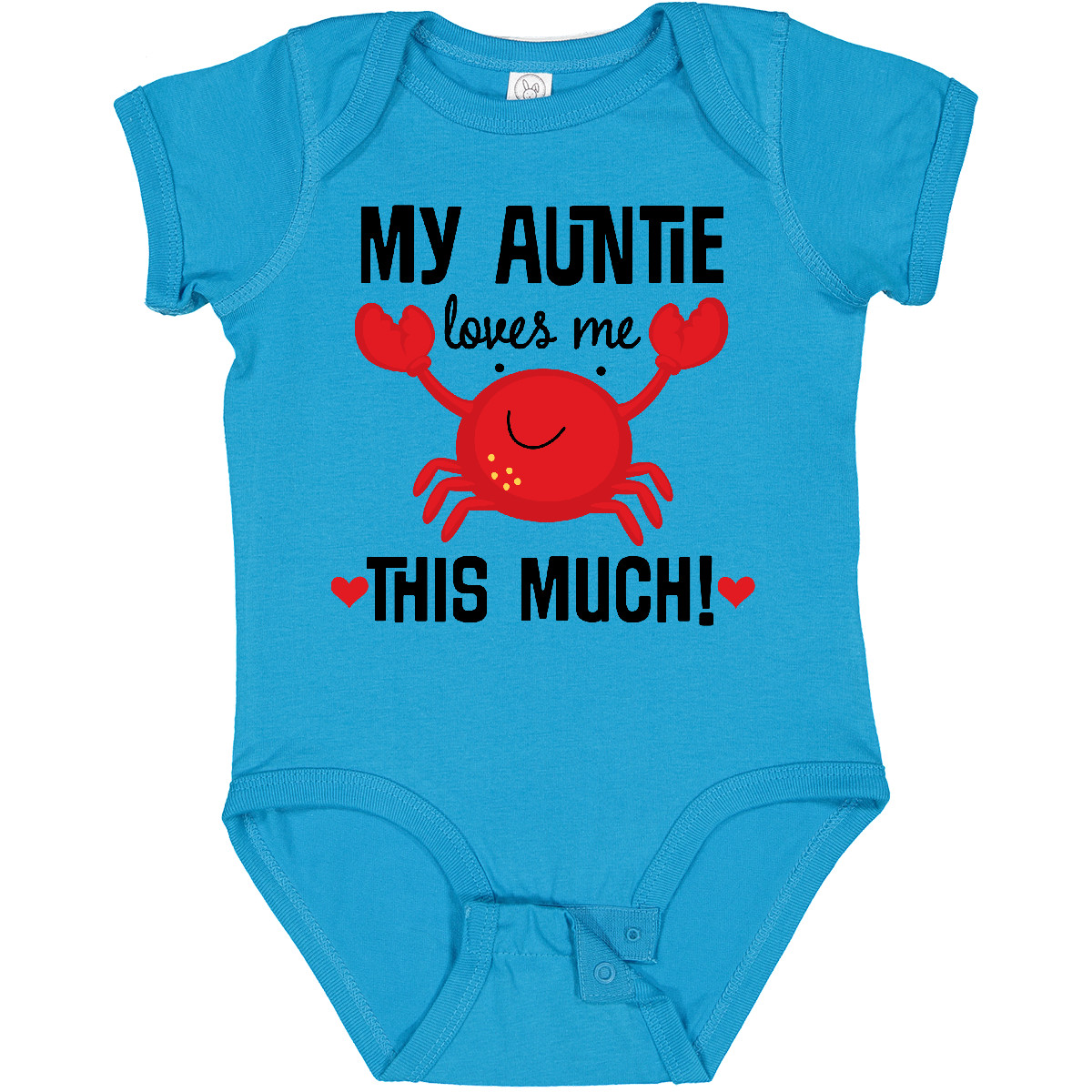 Inktastic My Auntie Loves Me Nephew Baby Bodysuit Aunt From Apparel Cute Infant - Picture 9 of 10