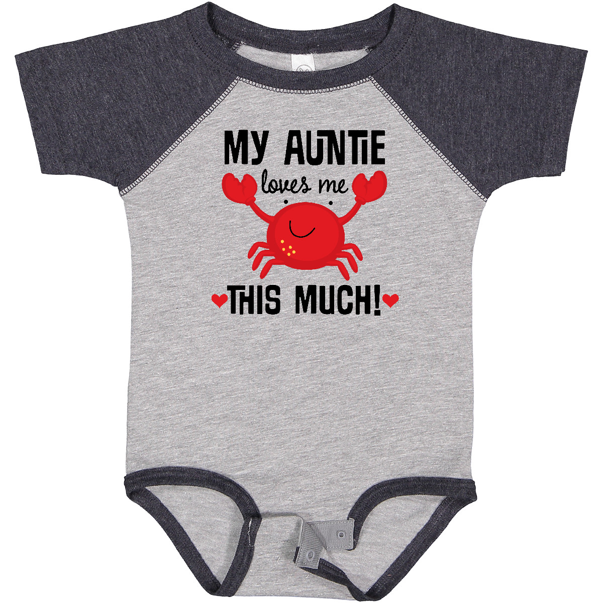 Inktastic My Auntie Loves Me Nephew Baby Bodysuit Aunt From Apparel Cute Infant - Picture 4 of 10