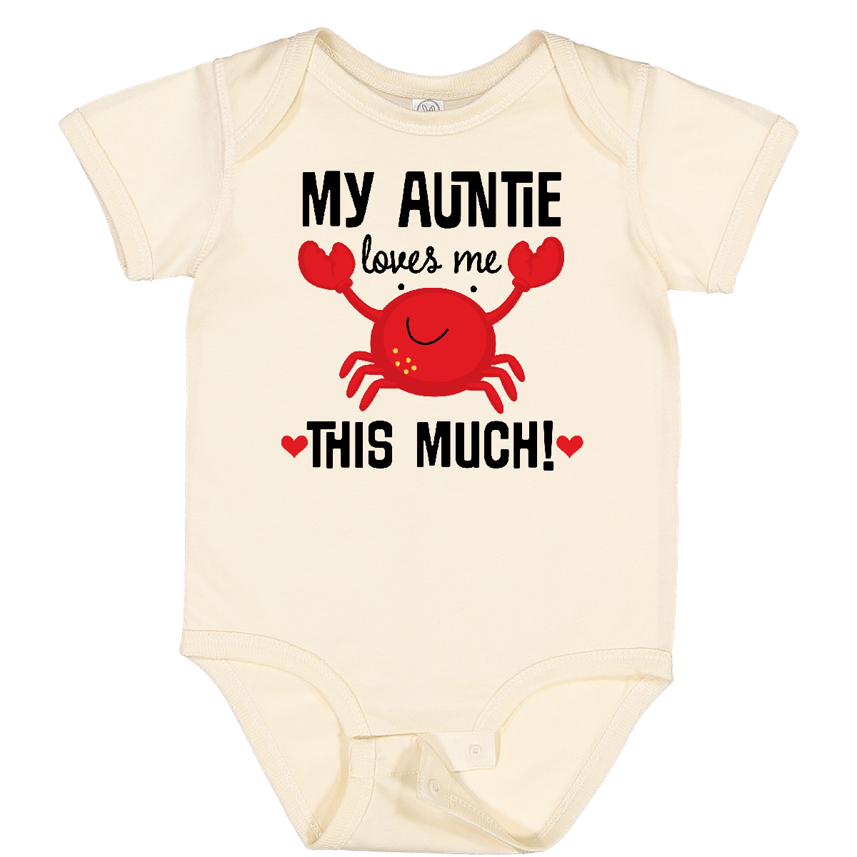Inktastic My Auntie Loves Me Nephew Baby Bodysuit Aunt From Apparel Cute Infant - Picture 6 of 10