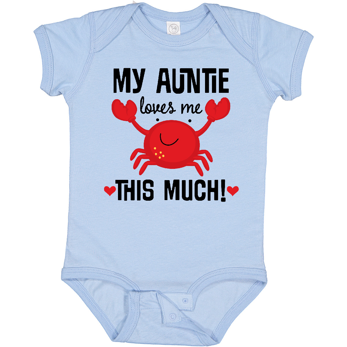 Inktastic My Auntie Loves Me Nephew Baby Bodysuit Aunt From Apparel Cute Infant - Picture 2 of 10