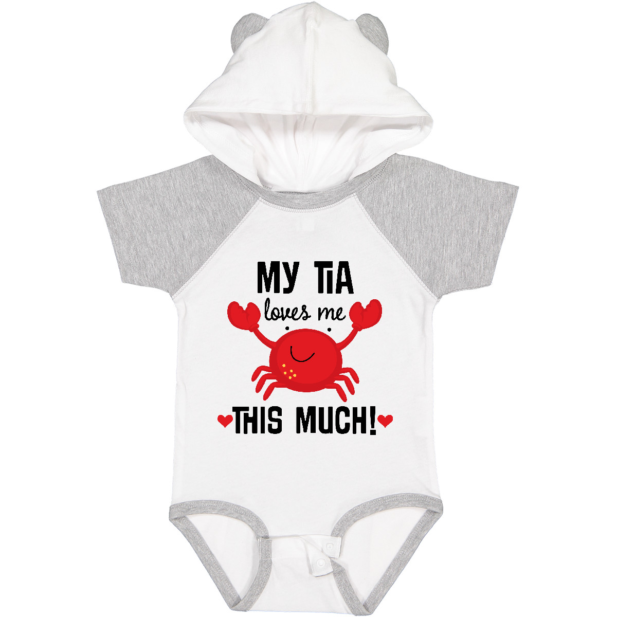 Inktastic My Tia Loves Me Nephew Baby Bodysuit From Childs Apparel Aunt Infant - Picture 10 of 10