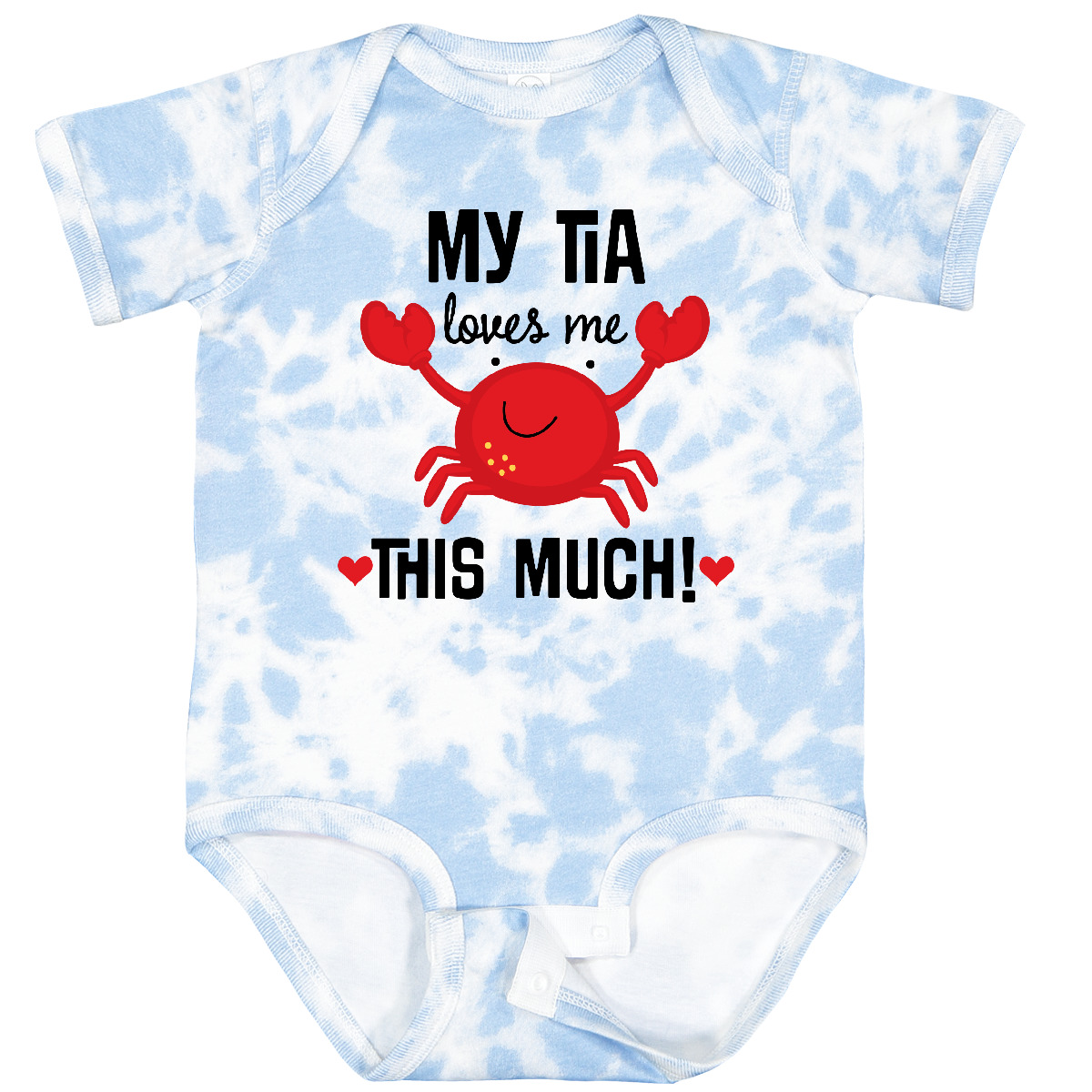 Inktastic My Tia Loves Me Nephew Baby Bodysuit From Childs Apparel Aunt Infant - Picture 7 of 10