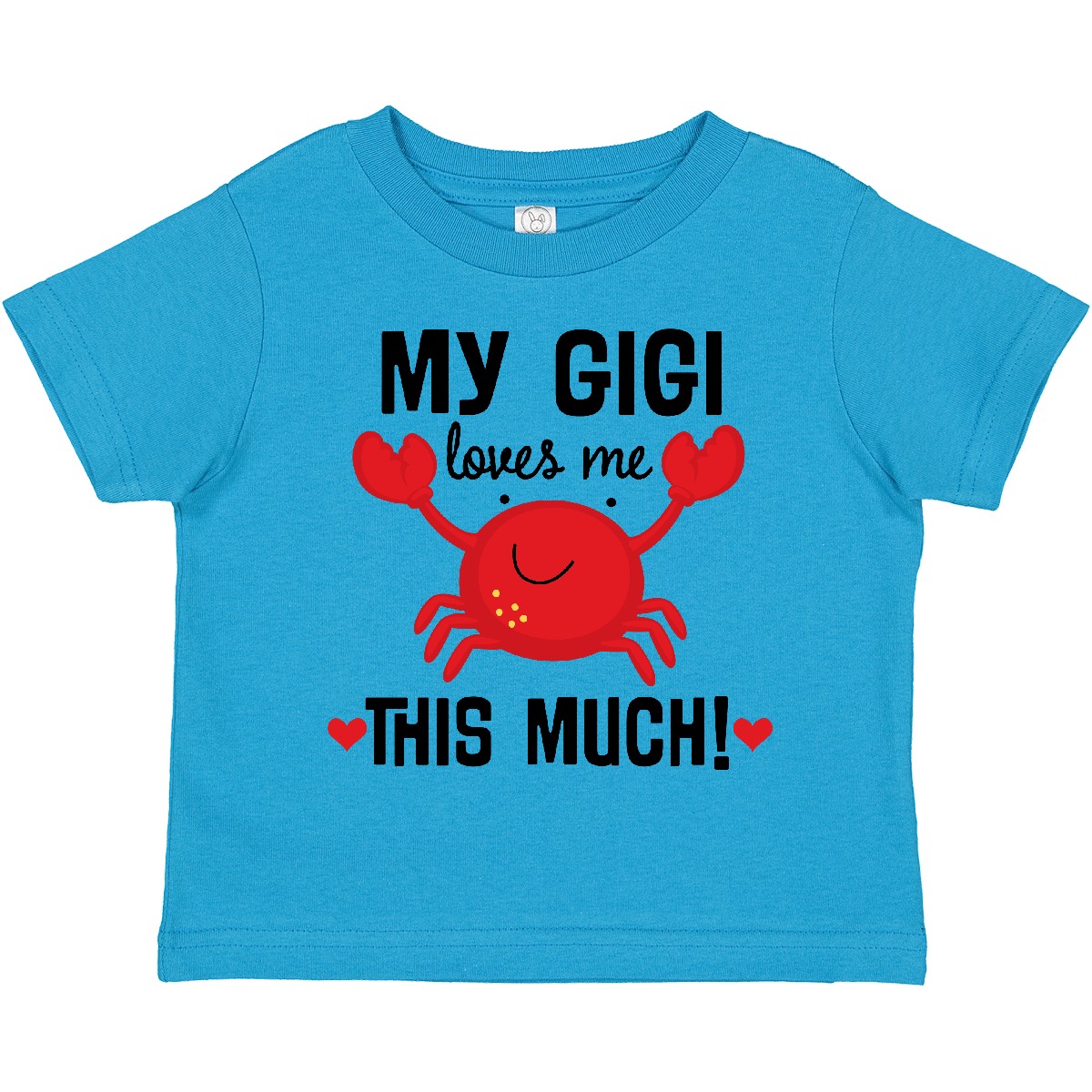 Inktastic My Gigi Loves Me Grandkids Toddler T-Shirt Childs Boys Girls Clothing - Picture 9 of 11