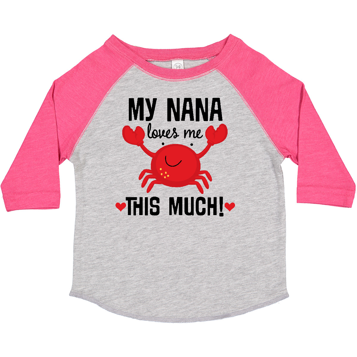 Inktastic Nana Loves Me Grandson Toddler T-Shirt Cute Boys Girls Clothing Child - Picture 3 of 7