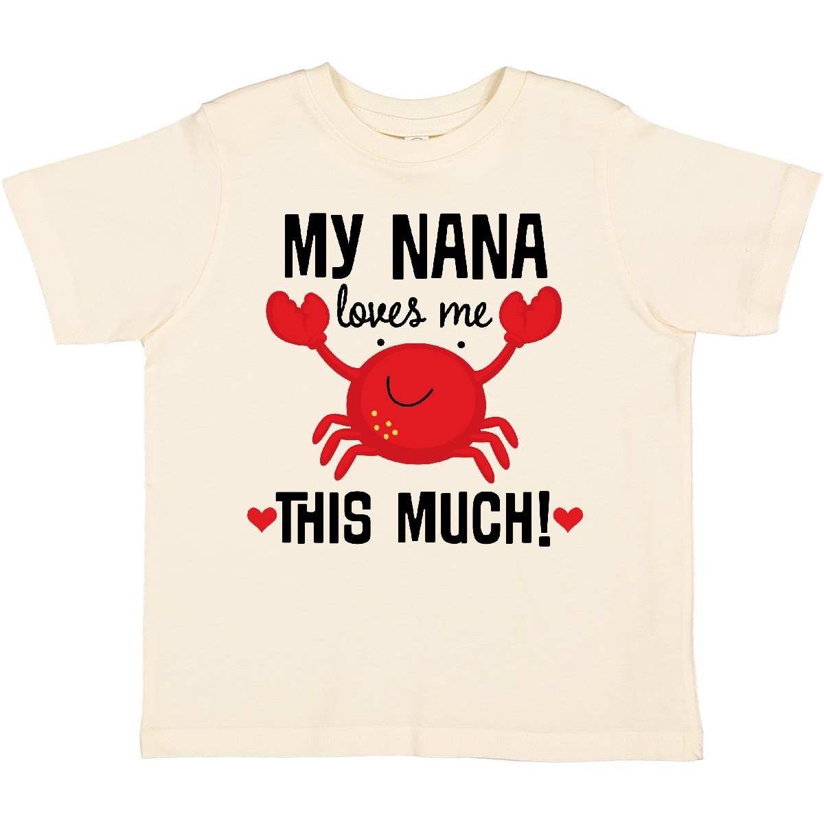 Inktastic Nana Loves Me Grandson Toddler T-Shirt Cute Boys Girls Clothing Child - Picture 4 of 7