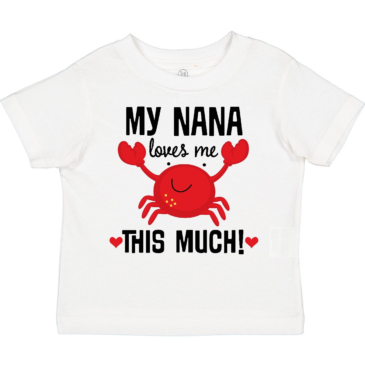 Inktastic Nana Loves Me Grandson Toddler T-Shirt Cute Boys Girls Clothing Child - Picture 7 of 7