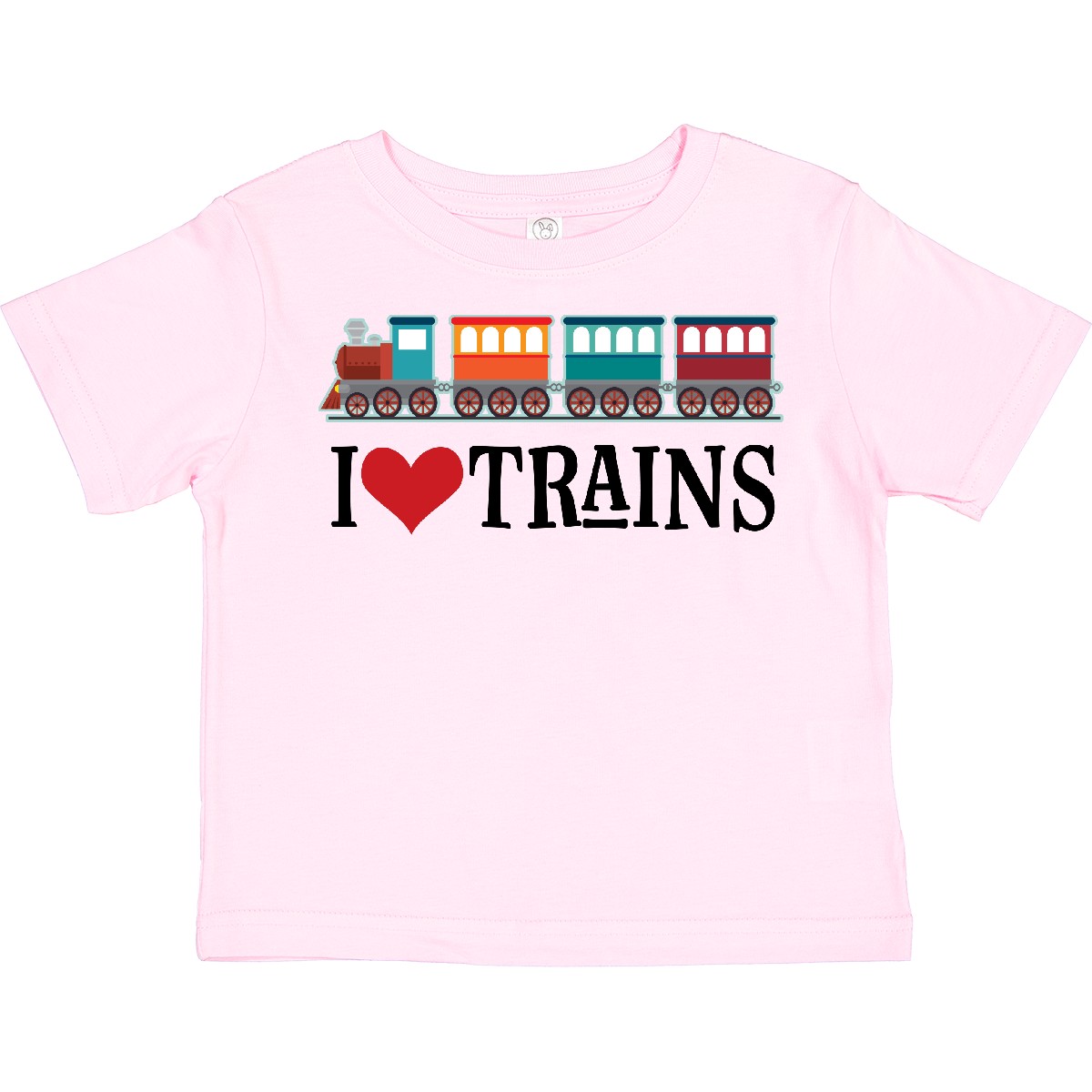 Inktastic I Love Trains Toddler T-Shirt Choo Childs Clothing Apparel Railfan Set - Picture 11 of 14