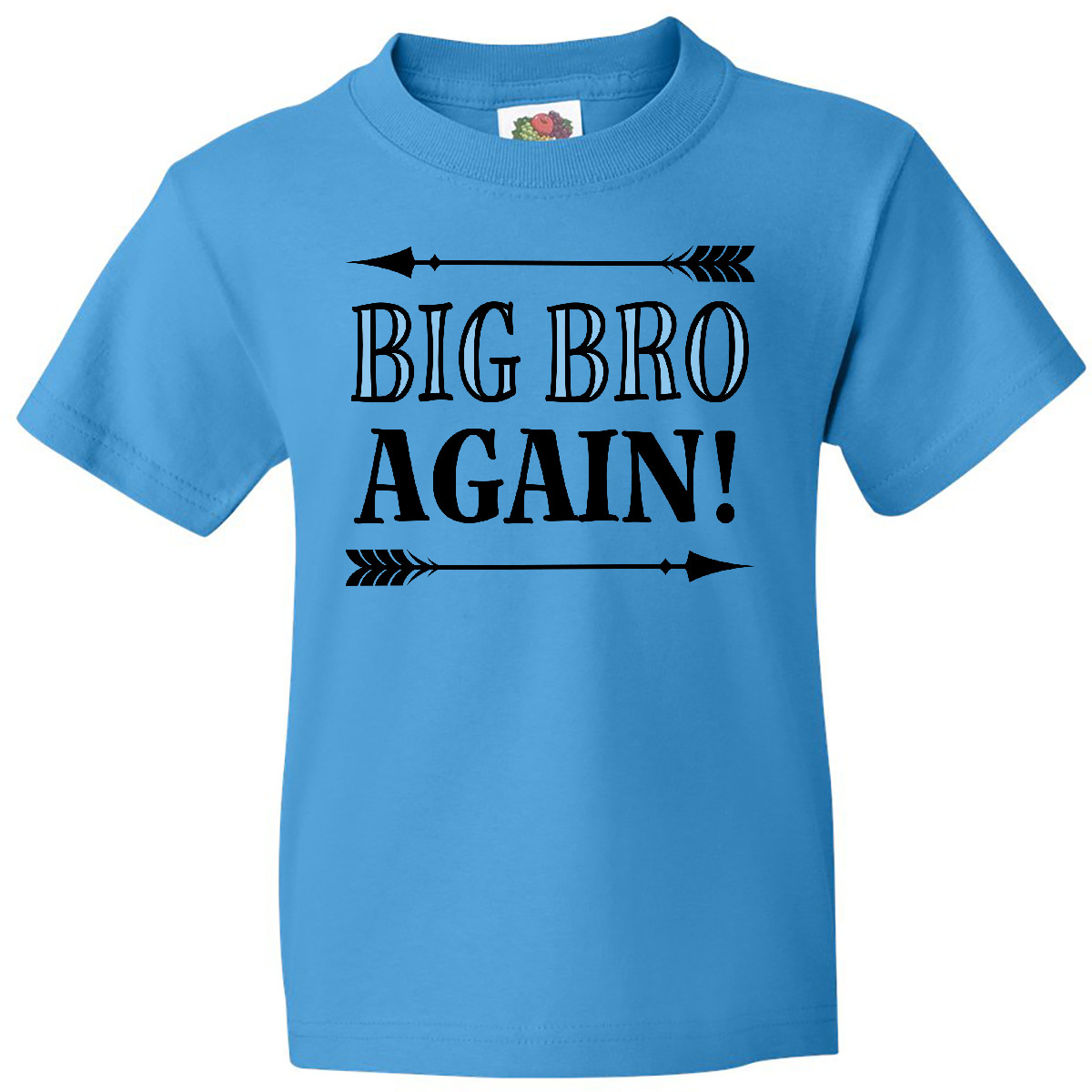 Inktastic Big Bro Again Announcement Boys Youth T-Shirt Siblings Childs Clothing - Picture 3 of 4