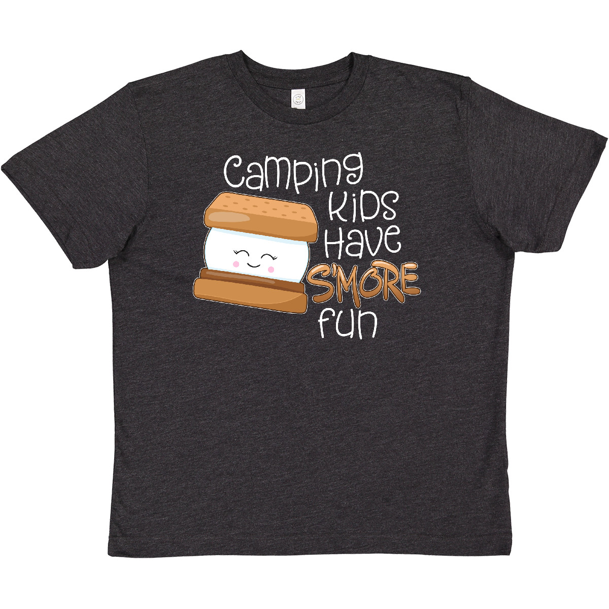 Inktastic Camping Kids Have More Fun Youth T-Shirt Smore Chocolate Campers Treat - Picture 5 of 6