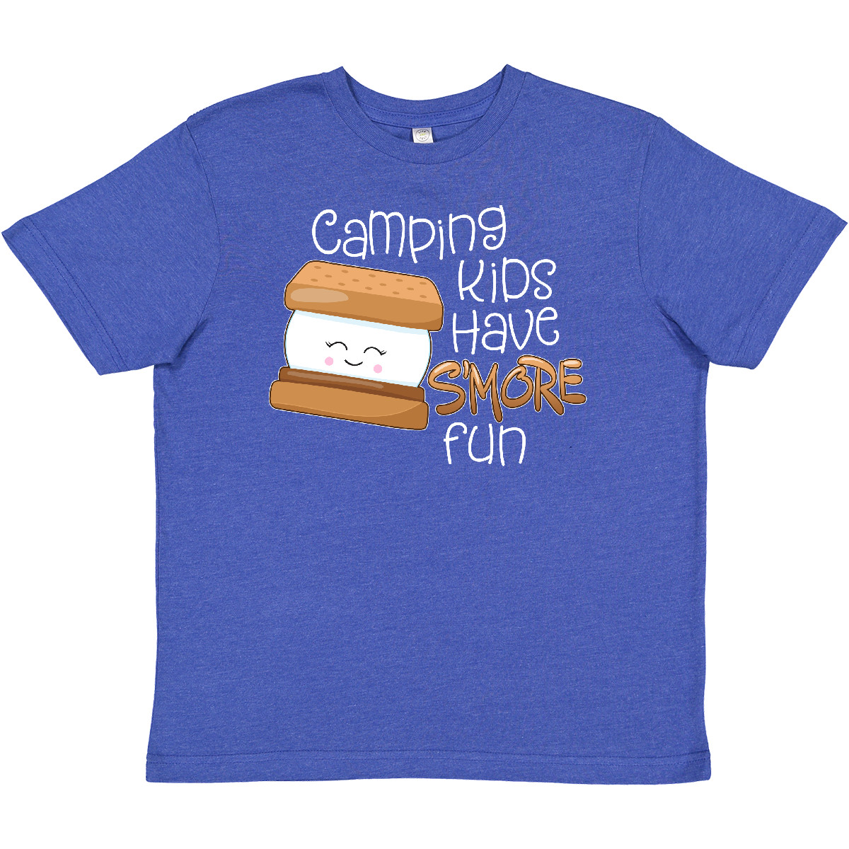 Inktastic Camping Kids Have More Fun Youth T-Shirt Smore Chocolate Campers Treat - Picture 6 of 6