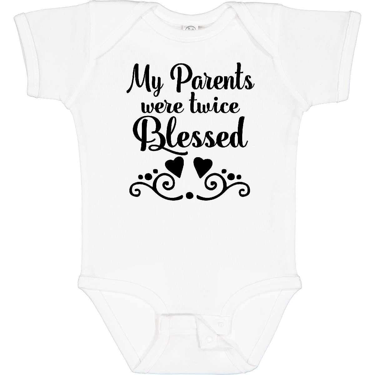 Inktastic Twins Twice Blessed Baby Bodysuit Boys Girls Multiples Apparel Childs - Picture 6 of 7