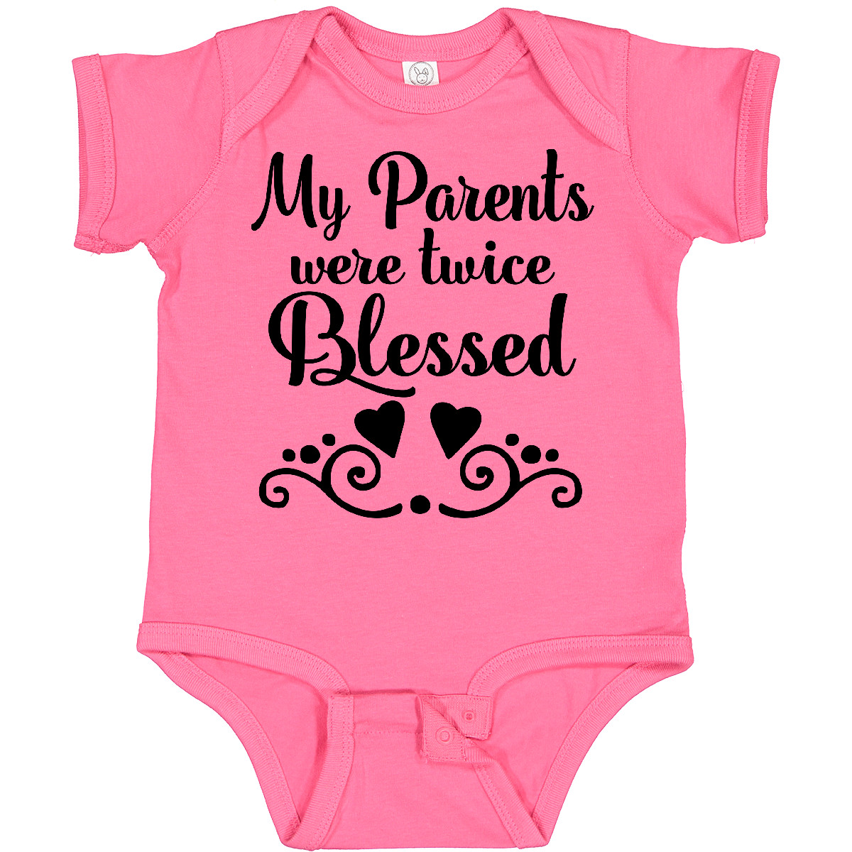 Inktastic Twins Twice Blessed Baby Bodysuit Boys Girls Multiples Apparel Childs - Picture 4 of 7