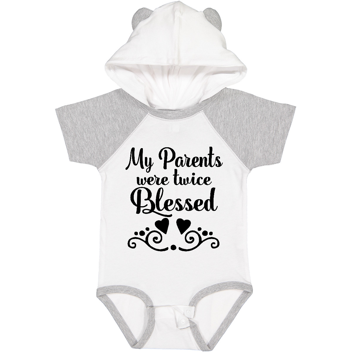 Inktastic Twins Twice Blessed Baby Bodysuit Boys Girls Multiples Apparel Childs - Picture 7 of 7