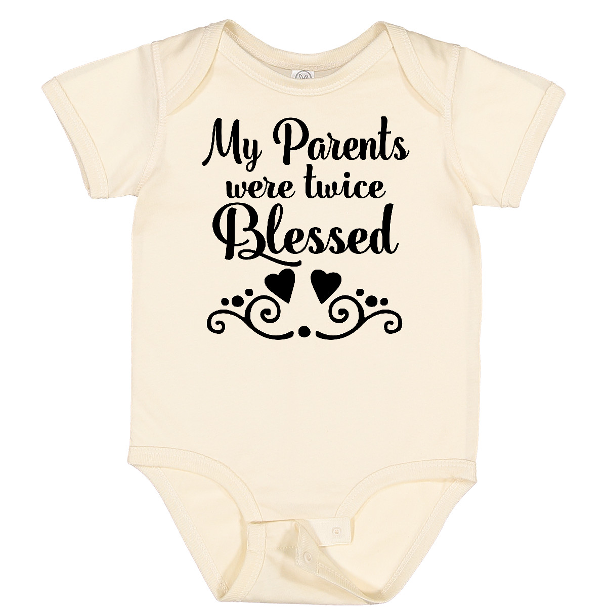 Inktastic Twins Twice Blessed Baby Bodysuit Boys Girls Multiples Apparel Childs - Picture 5 of 7