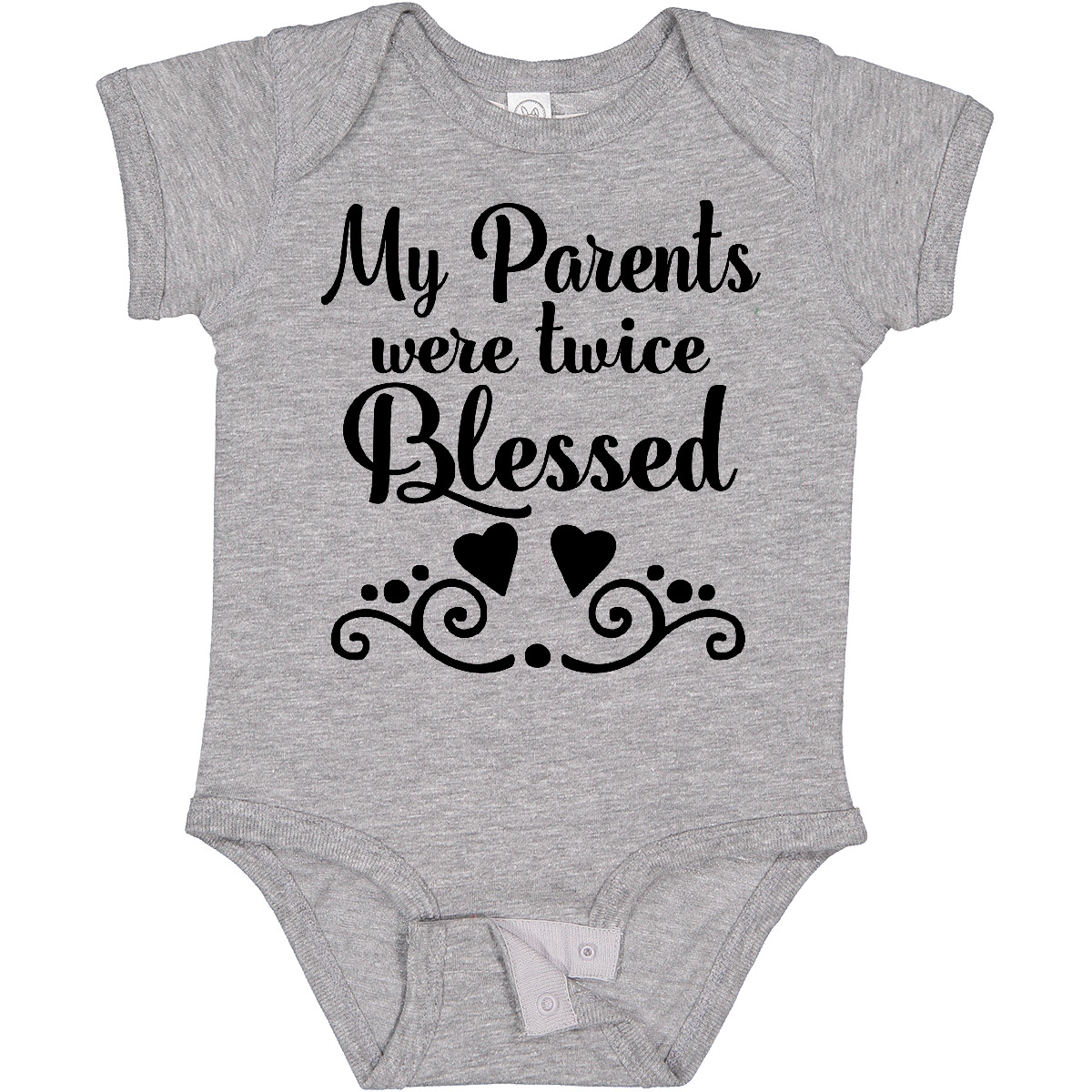 Inktastic Twins Twice Blessed Baby Bodysuit Boys Girls Multiples Apparel Childs - Picture 3 of 7