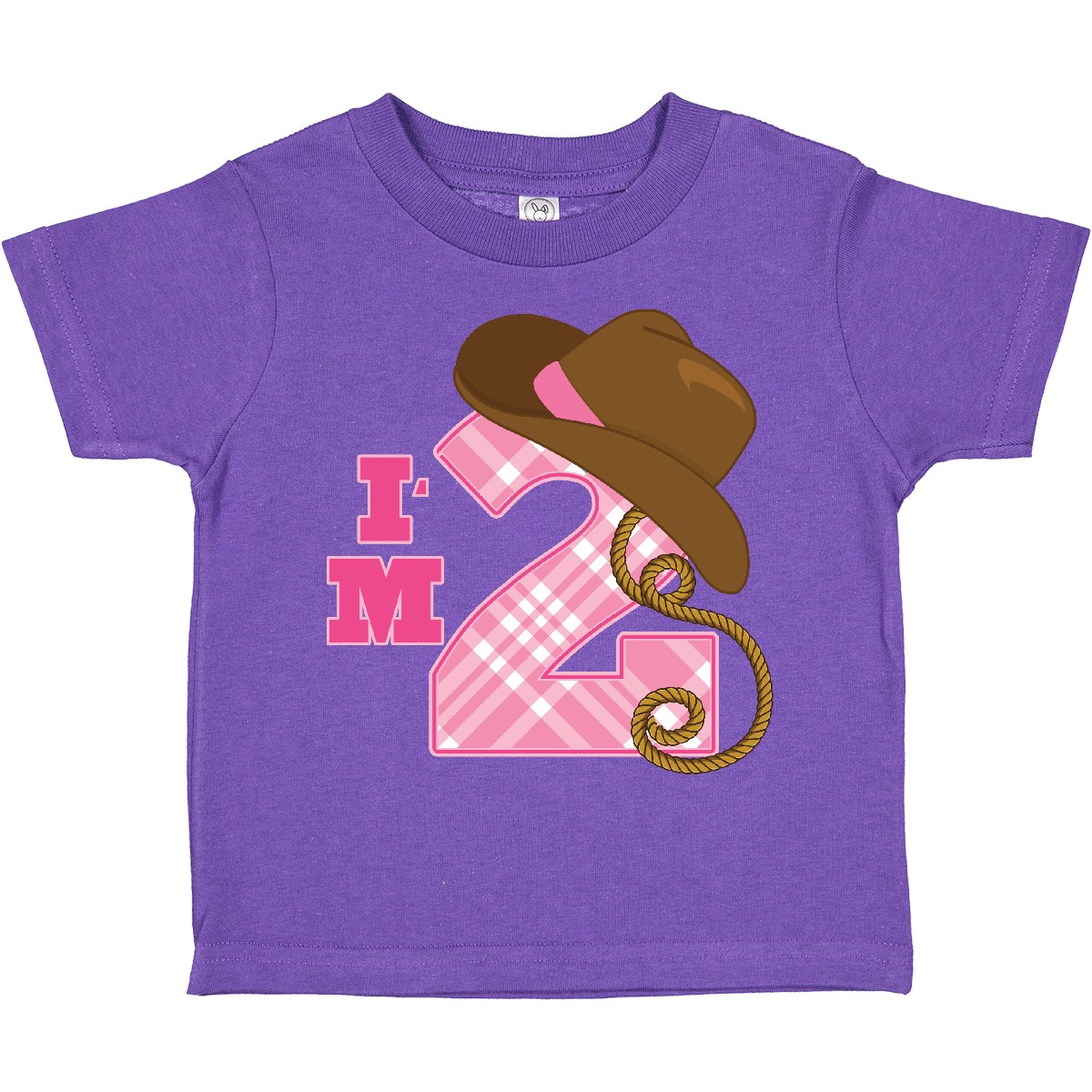 Cappello cowgirl Inktastic 2° compleanno 2 anni maglietta bambino due sono corda bambino - Foto 9 di 10