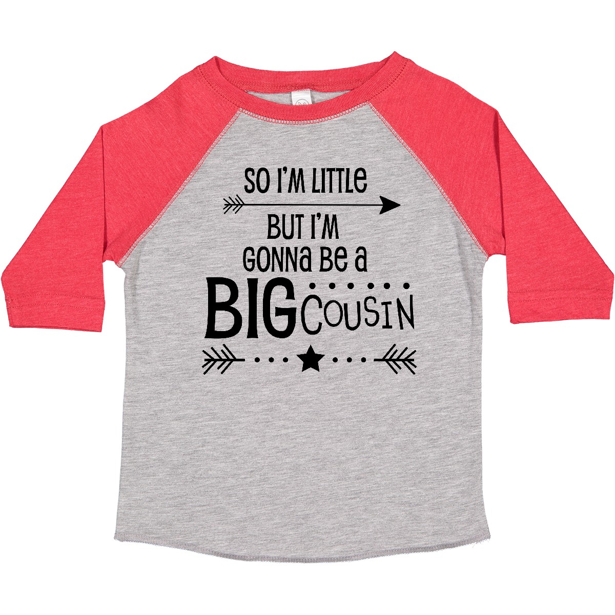 Inktastic So I'm Little, But I'm Gonna Be A Big Cousin Kleinkind T-Shirt Familie - Bild 7 von 17