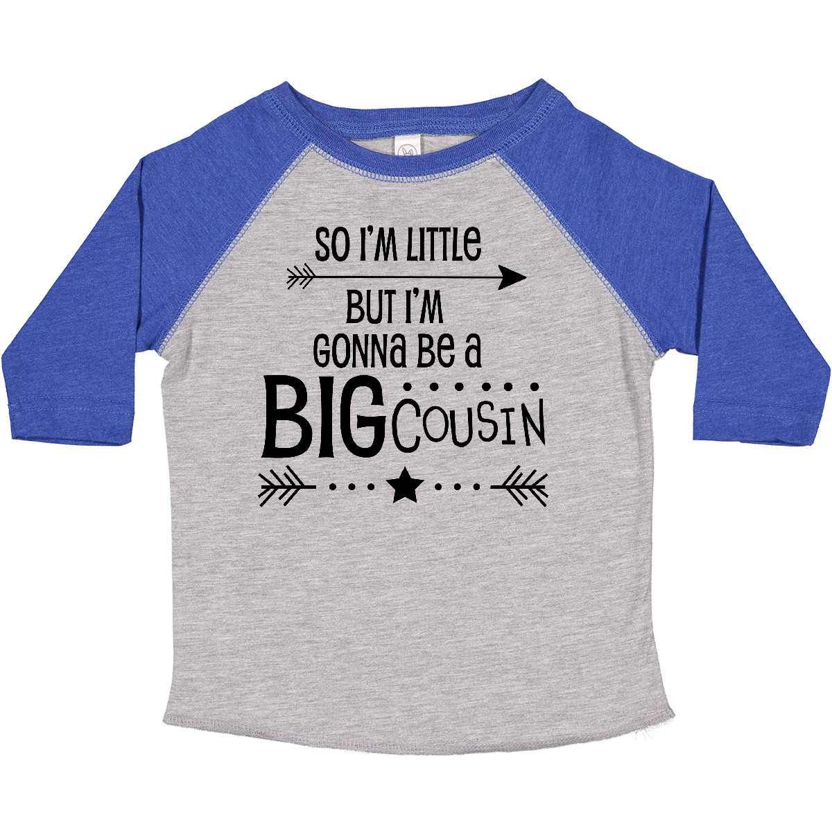 Inktastic So I'm Little, But I'm Gonna Be A Big Cousin Kleinkind T-Shirt Familie - Bild 8 von 17