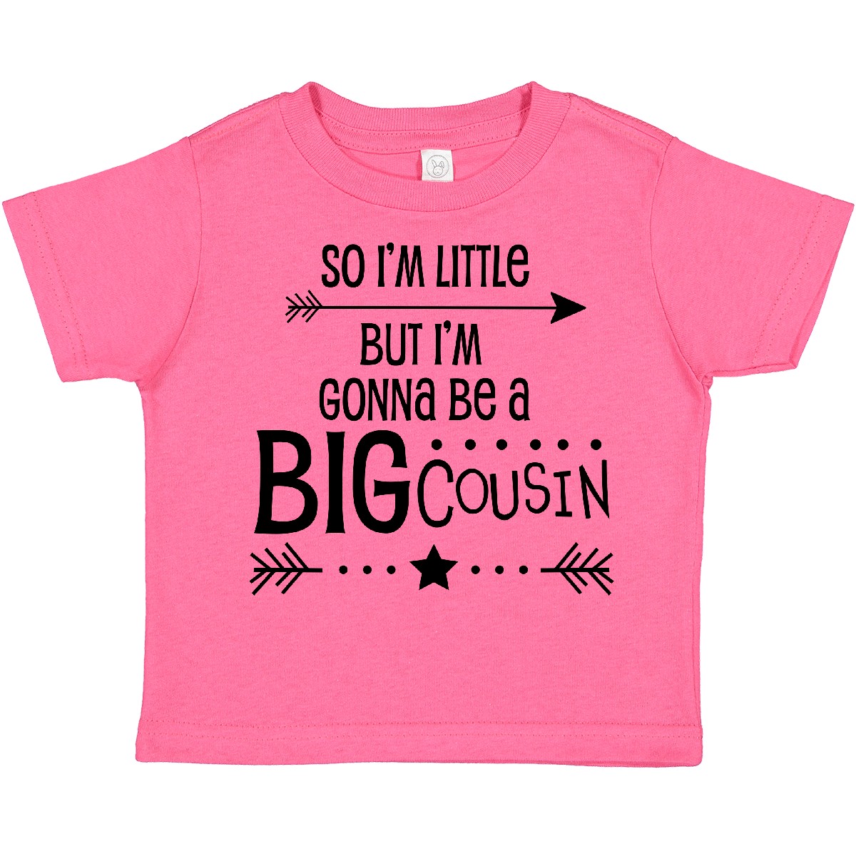 Inktastic So I'm Little, But I'm Gonna Be A Big Cousin Kleinkind T-Shirt Familie - Bild 9 von 17