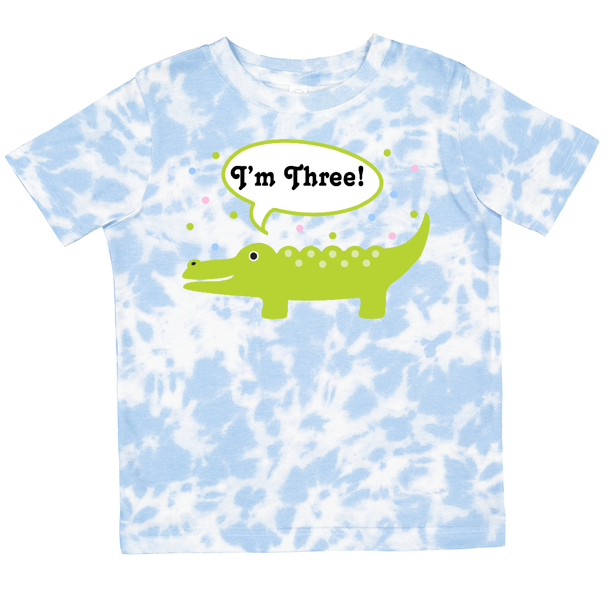 Inktastic 3rd Birthday Alligator I'm Three Toddler T-Shirt Third Bday Cute Green - Picture 8 of 9