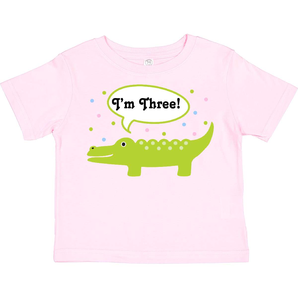 Inktastic 3rd Birthday Alligator I'm Three Toddler T-Shirt Third Bday Cute Green - Picture 7 of 9