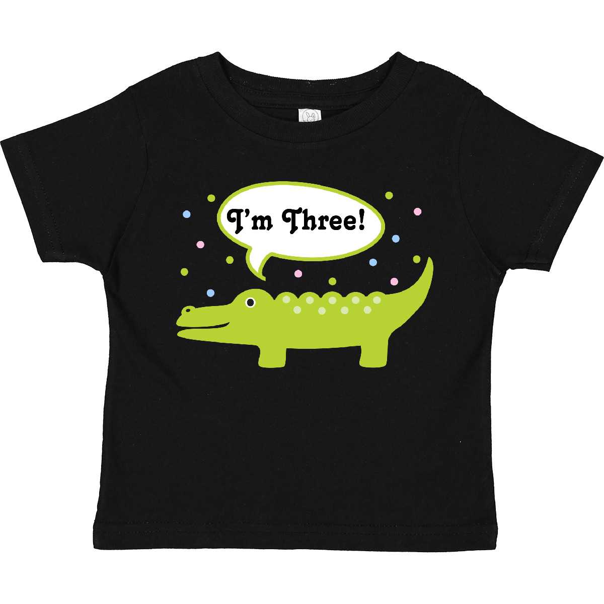 Inktastic 3rd Birthday Alligator I'm Three Toddler T-Shirt Third Bday Cute Green - Picture 2 of 9