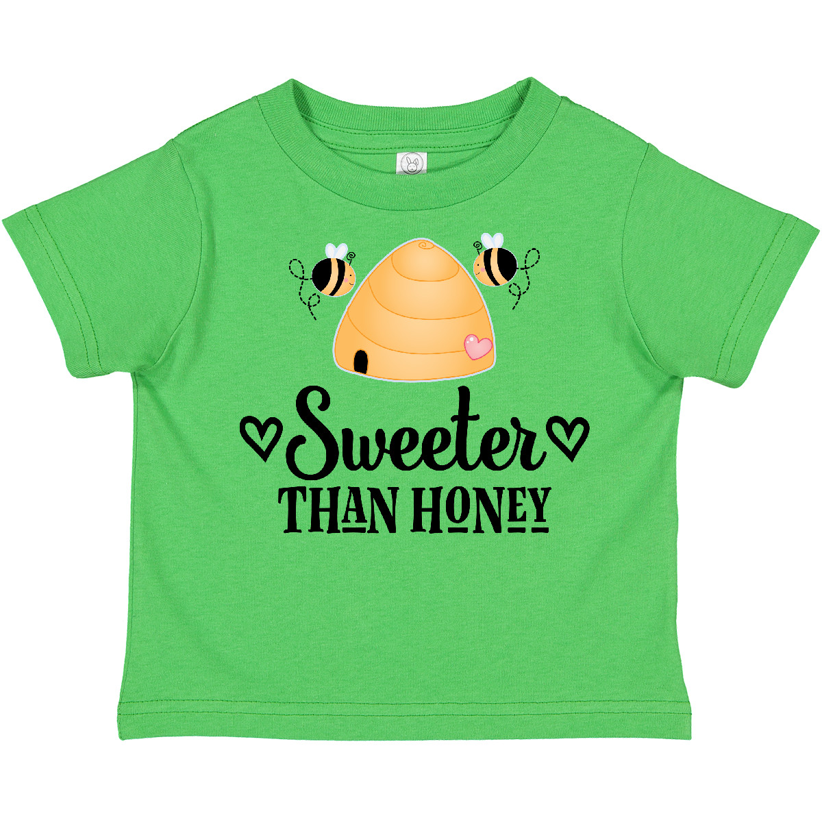 Inktastic Honey Bee Girls Cute Toddler T-Shirt Sweet Honeybee Childs Clothing - Picture 2 of 6