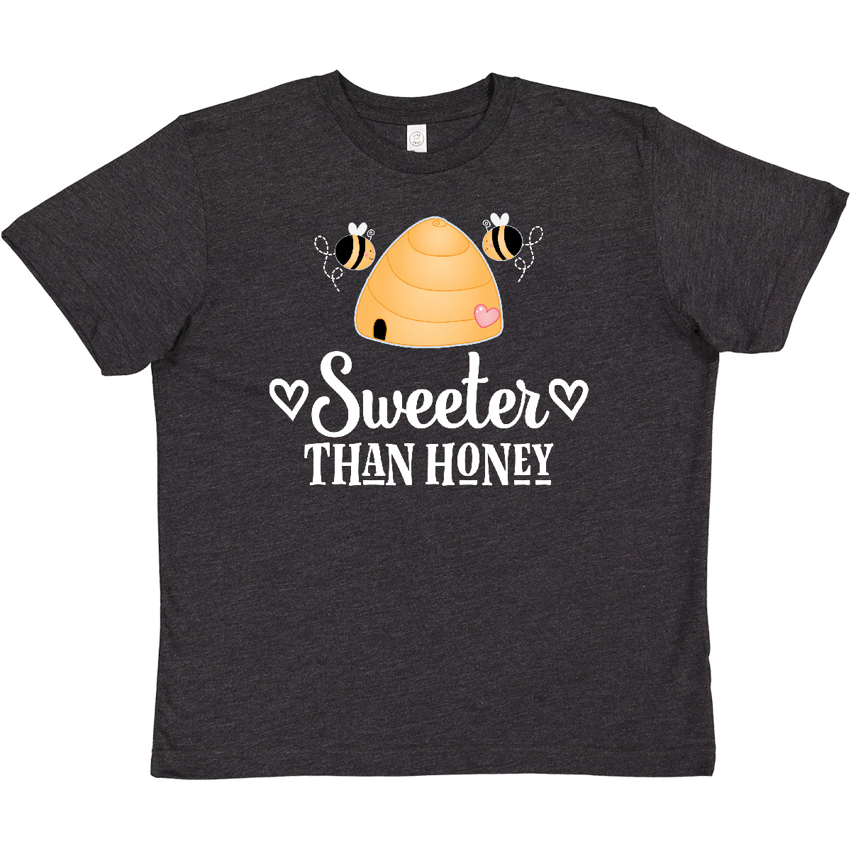 Inktastic Honey Bee Girls Cute Beehive Youth T-Shirt Childs Clothing Apparel Bug - Picture 4 of 5