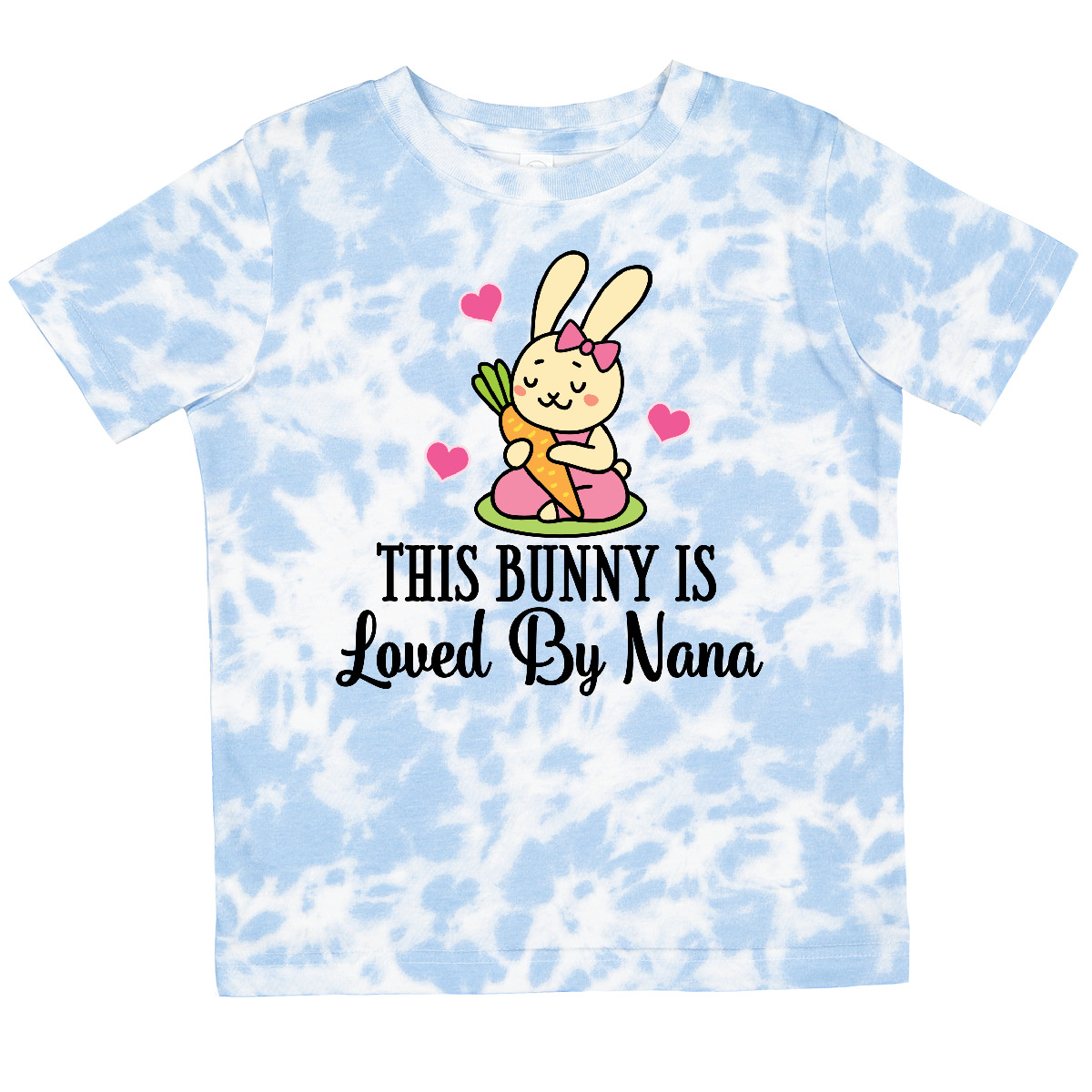 Inktastic Bunny Loved By Nana Girls Easter Toddler T-Shirt Rabbit Clothes Child - Picture 7 of 8