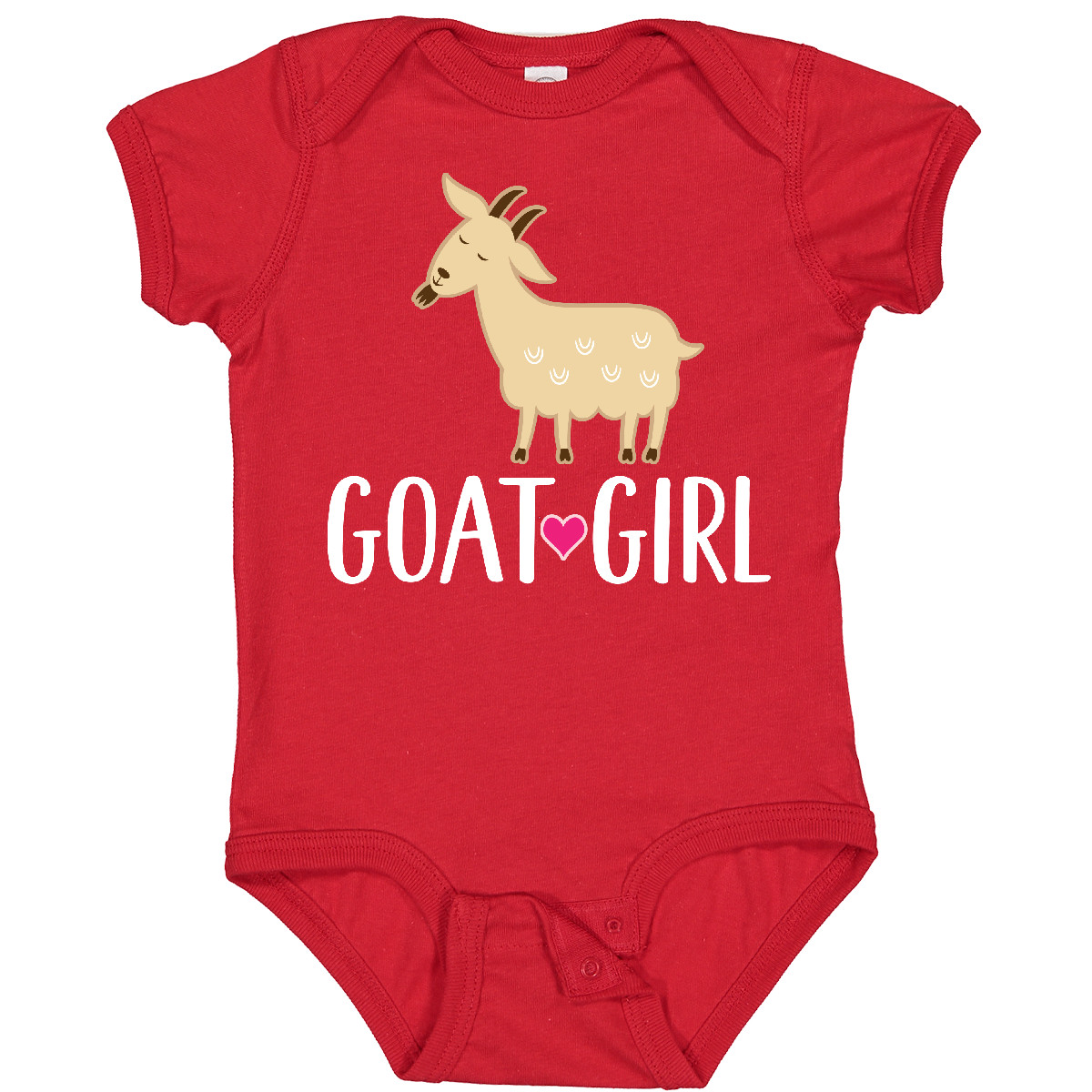 Inktastic Goat Girl Farm Animal Baby Bodysuit Girls Childs Animals One-piece Hws - Bild 9 von 9