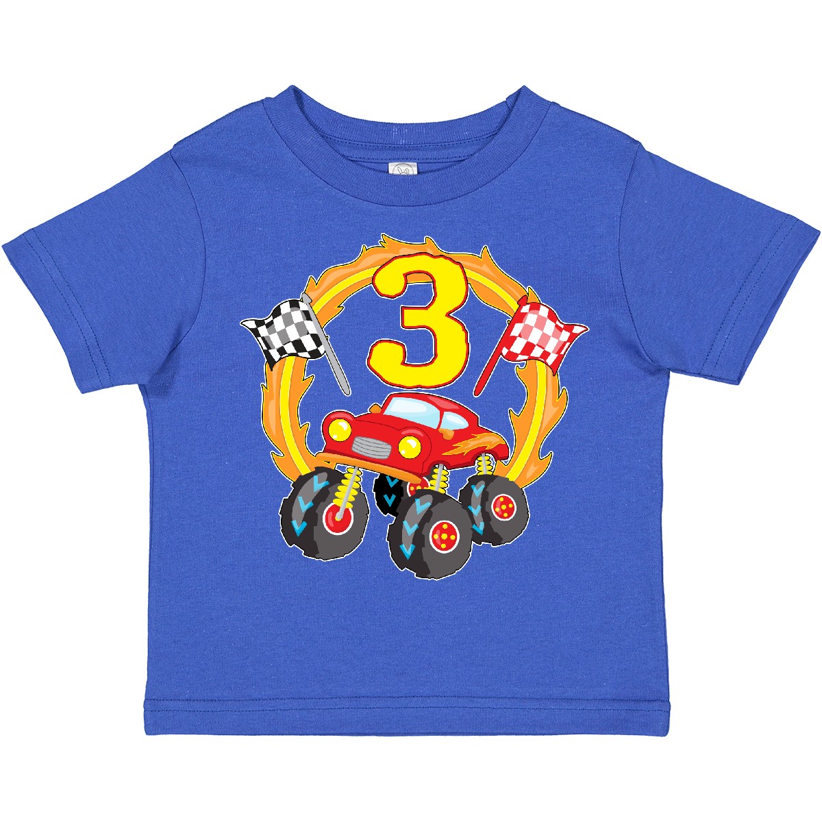 Inktastic Monster Truck 3rd Birthday Toddler T-Shirt Birthdays Third 3 Three Old - Picture 13 of 15