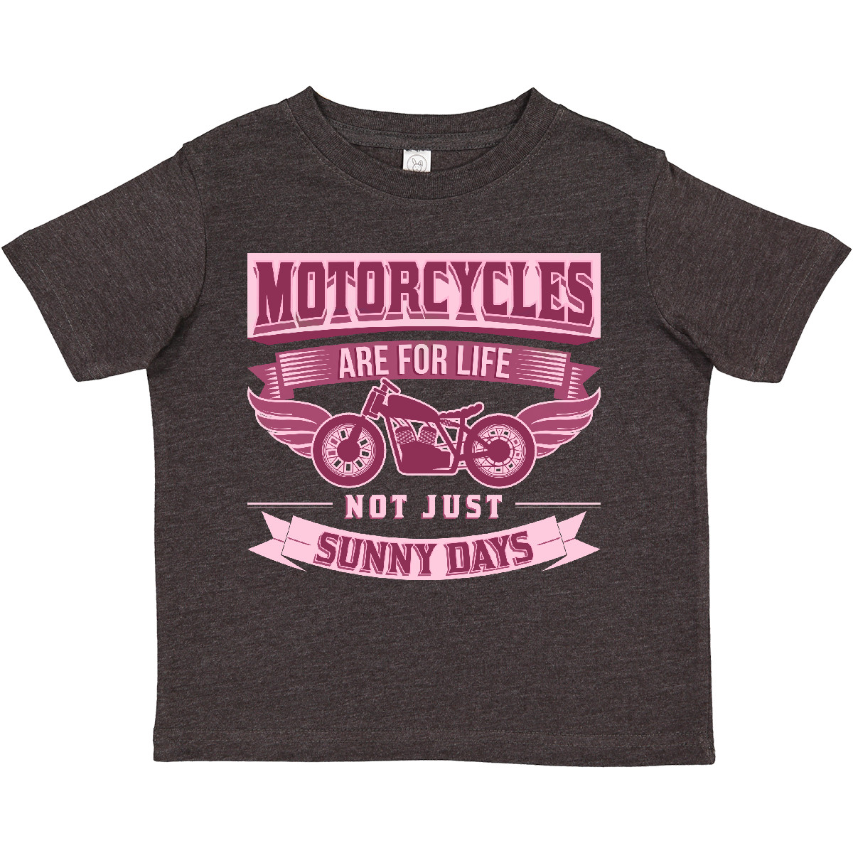 Inktastic Motorcycle Female Biker Toddler T-Shirt Bike Open Road Riding Ride Kid - Picture 3 of 3