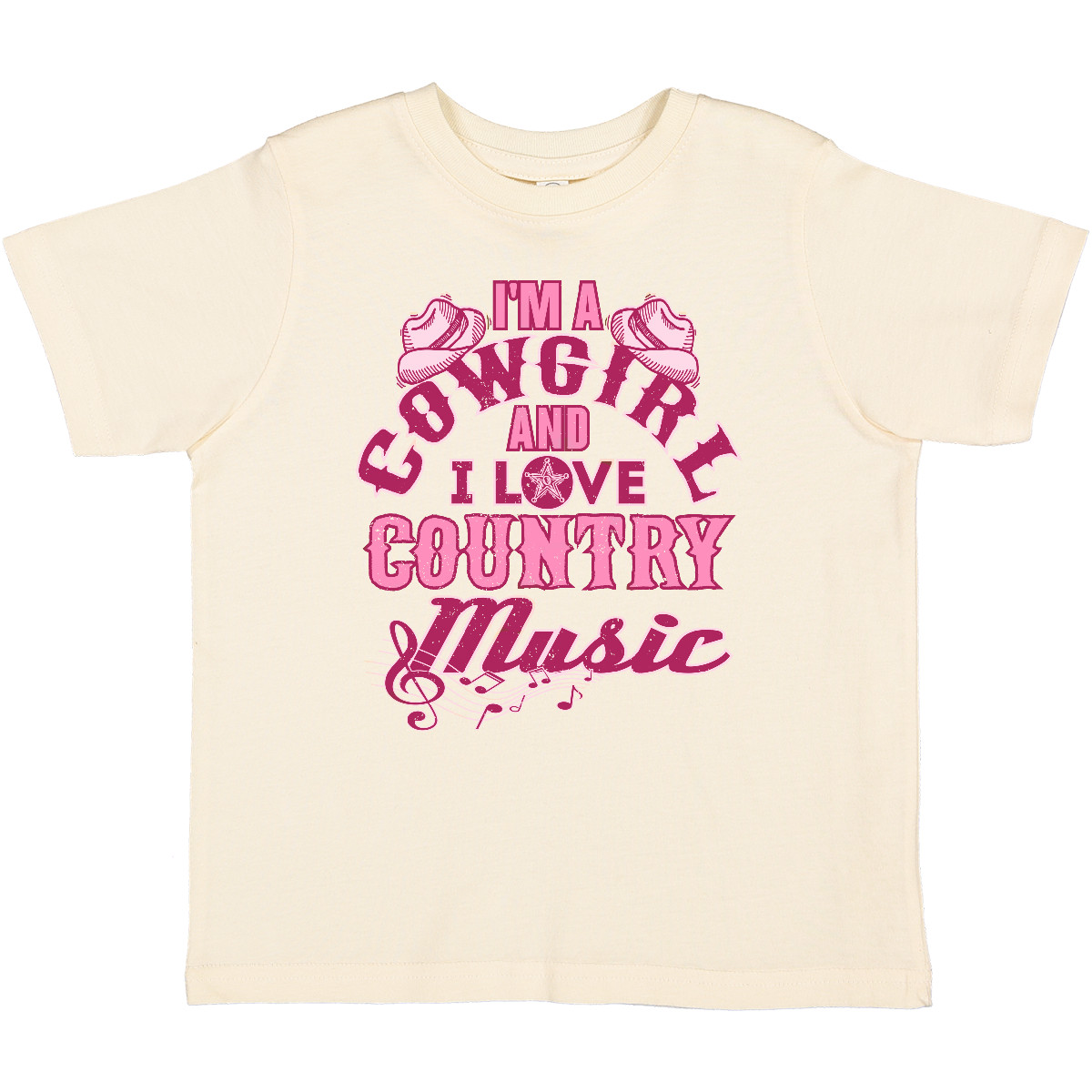 Inktastic I Love Country Music Cowgirl Toddler T-Shirt Country-western Clothing - Picture 7 of 9