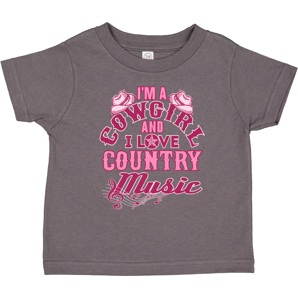 Inktastic I Love Country Music Cowgirl Toddler T-Shirt Country-western Clothing - Picture 3 of 9