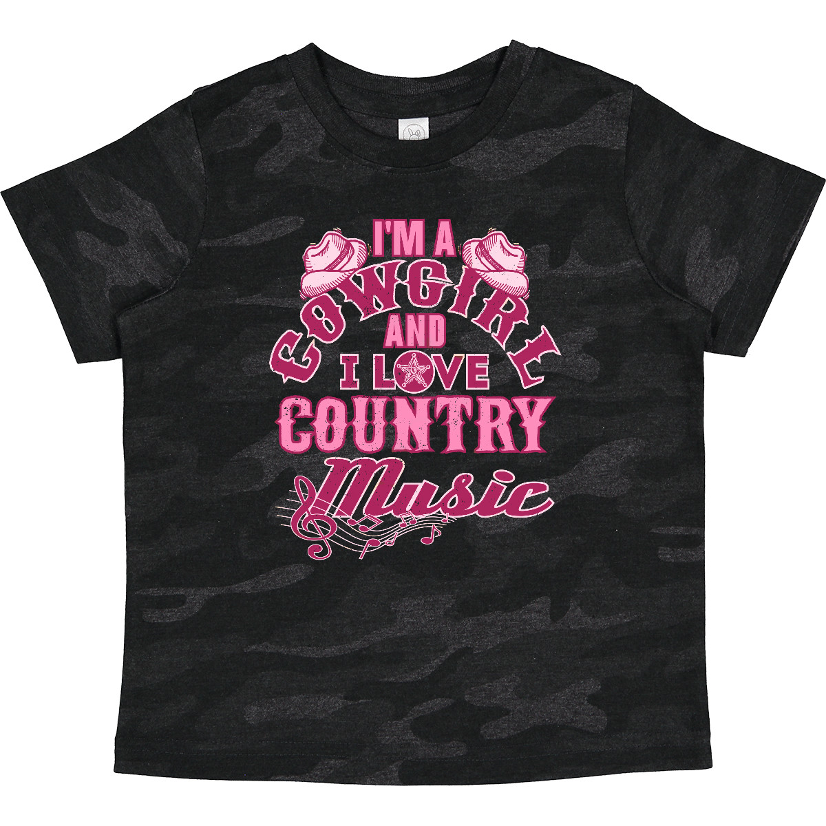 Inktastic I Love Country Music Cowgirl Toddler T-Shirt Country-western Clothing - Picture 9 of 9