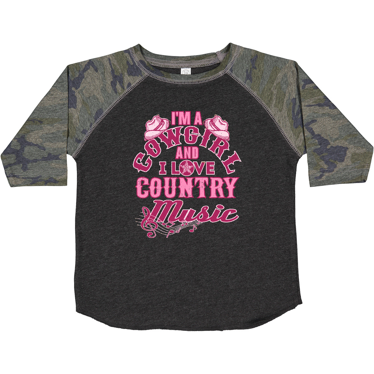 Inktastic I Love Country Music Cowgirl Toddler T-Shirt Country-western Clothing - Picture 8 of 9