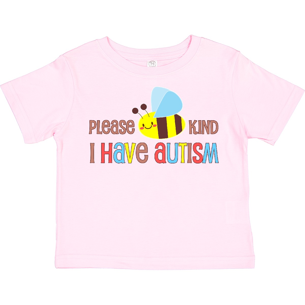 Inktastic Please Bee Kind, I Have Autism Toddler T-Shirt Awareness Humor Child - Picture 7 of 11