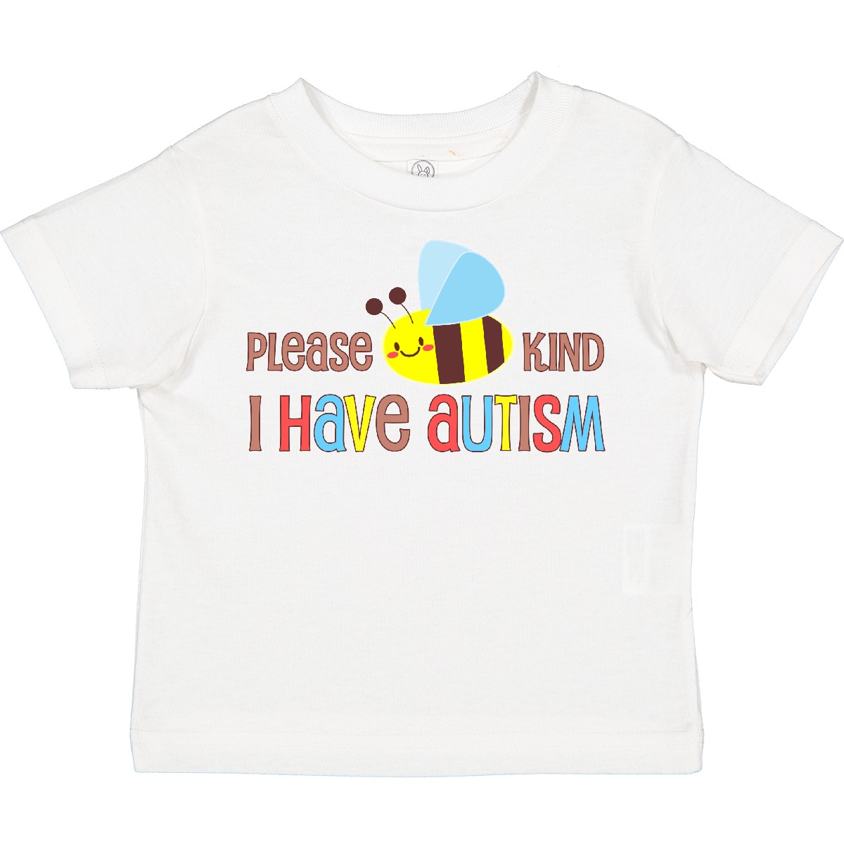 Inktastic Please Bee Kind, I Have Autism Toddler T-Shirt Awareness Humor Child - Picture 11 of 11