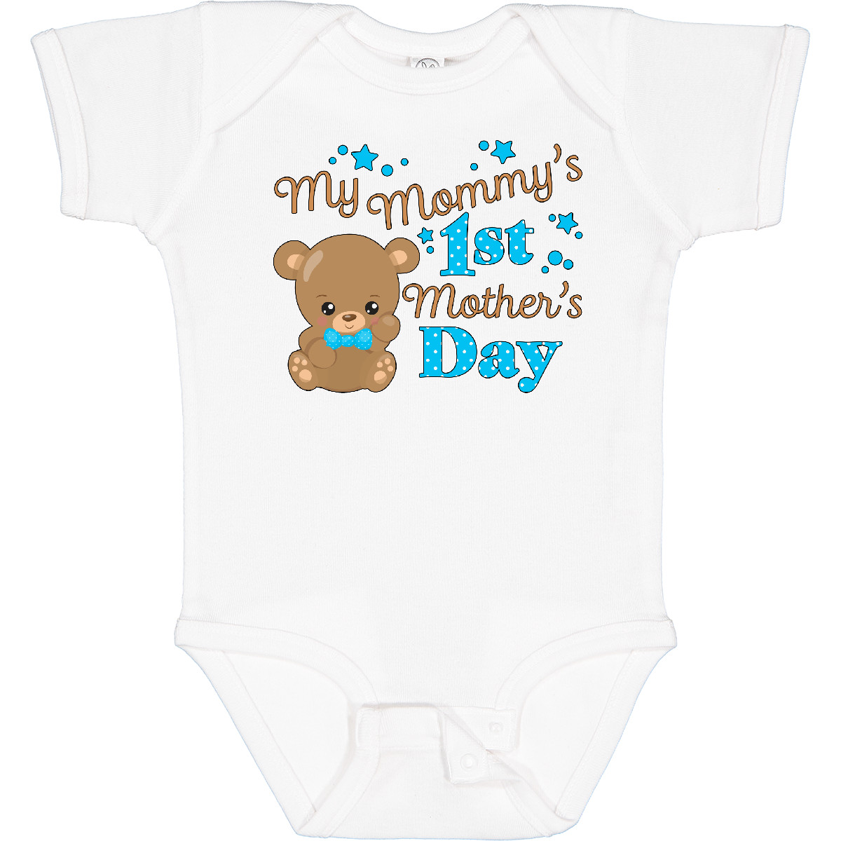 Inktastic Mommys 1ère fête des mères - Body bébé ours mignon enfant bébé - Photo 10 sur 11