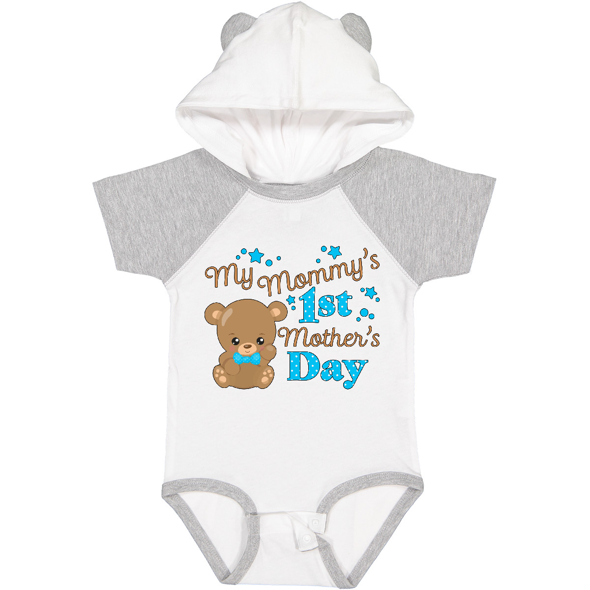 Inktastic Mommys 1ère fête des mères - Body bébé ours mignon enfant bébé - Photo 11 sur 11