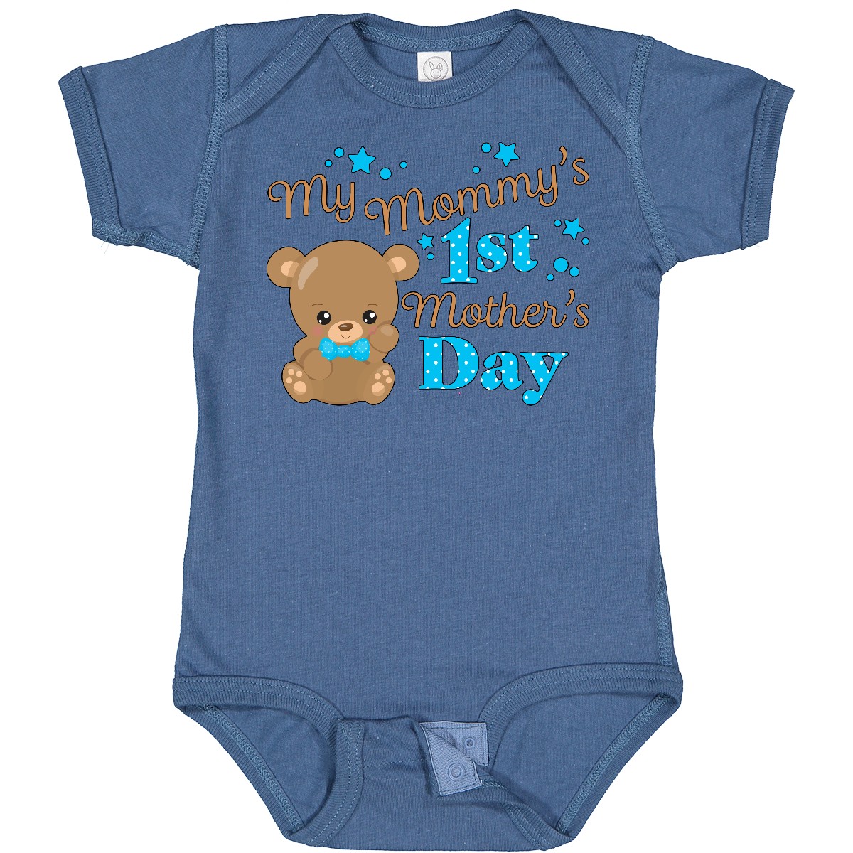 Inktastic Mommys 1ère fête des mères - Body bébé ours mignon enfant bébé - Photo 7 sur 11