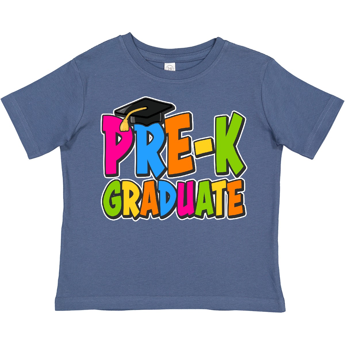 Inktastic Pre-k Graduate Toddler T-Shirt School Kids Cap Preschooler Kid Apparel - Picture 8 of 16